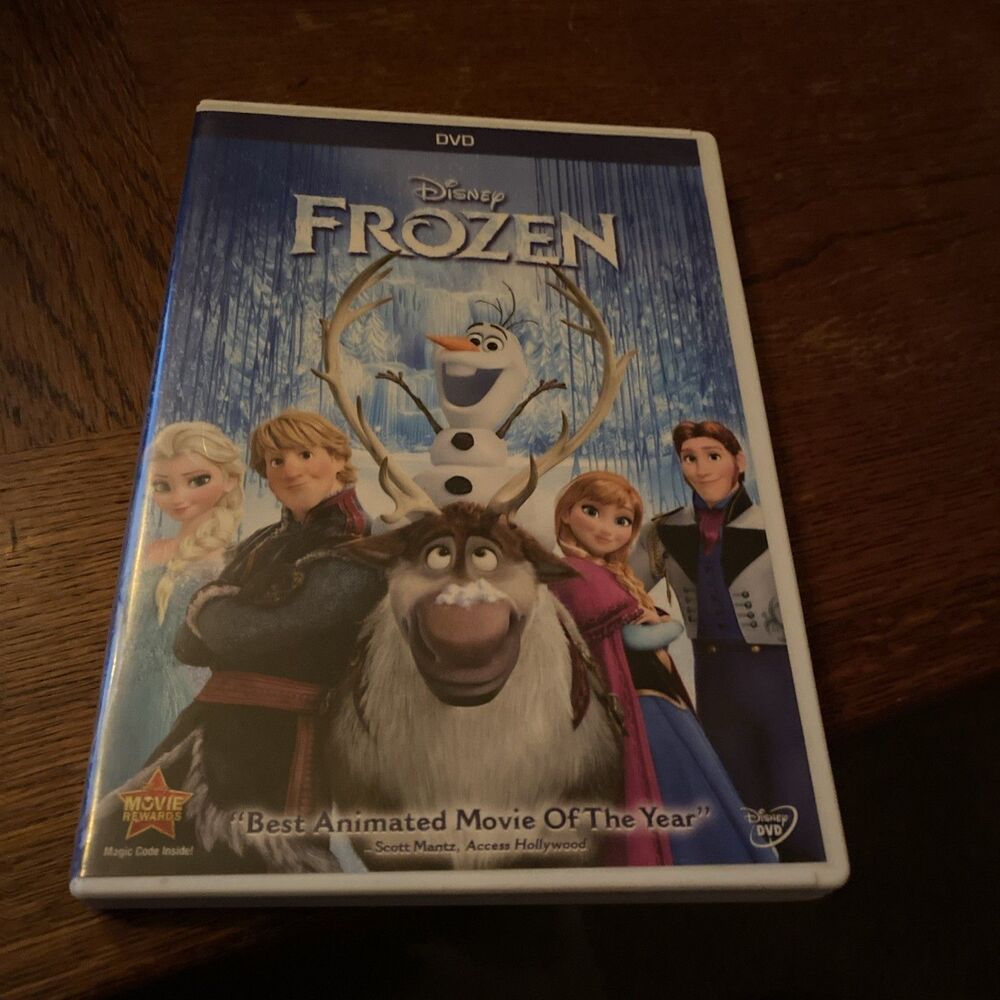 FROZEN (2003) DVD OLAF ELSA SVEN KRISTOFF ANNA CLASSIC DISNEY